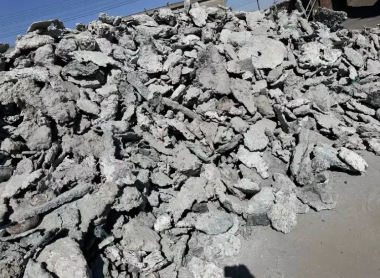 اختبار الاستعادة الشامل لخبث نفايات الصهر