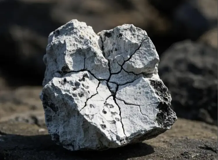 اختبار المعالجة المعدنية لصخور الفوسفات