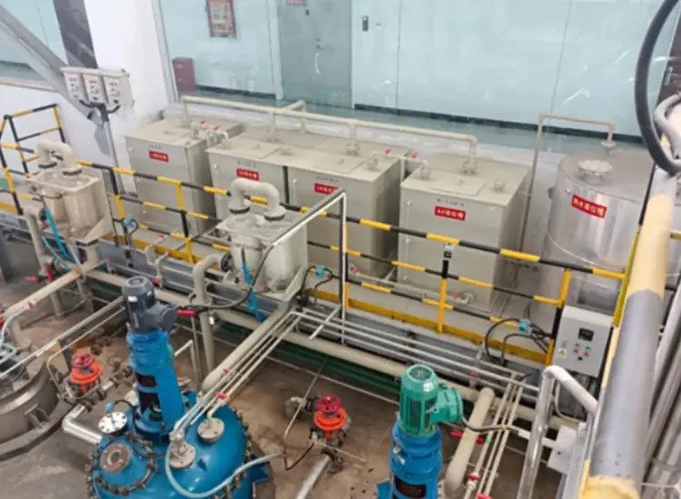 اختبار ترشيح حمض الكبريتيك عند الضغط الجوي