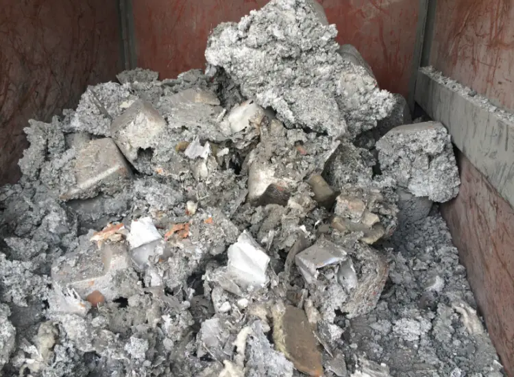 اختبار المعالجة والاستعادة لخبث الفرن العالي